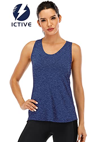 REKITA Workout Crop Tops for Women Athletic Tank Tops with Built