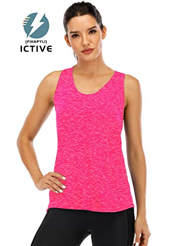 VIISHOW Women's Sleeveless Yoga Shirts Workout Tank Tops Actives Breathable  Mesh Backless Tank Yoga Tops for Womens Workout Tops for Womens Racerback  Muscle Tank Tops, 2-Coral Red,Small at  Women's Clothing store